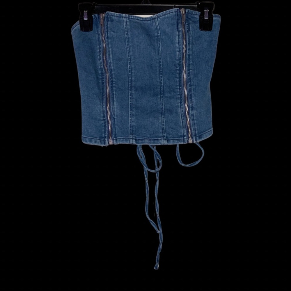Denim Corset